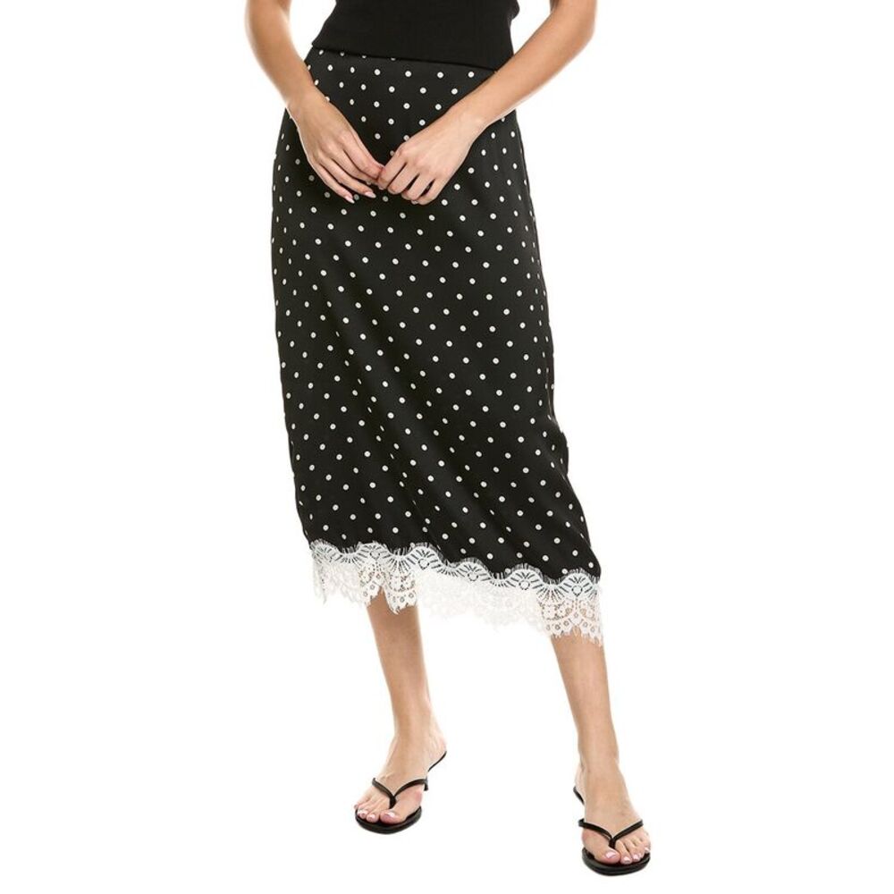 70/21 Womens  Midi Skirt, Black